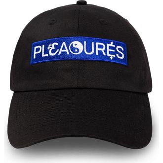 Pleasures Unity Adjustable Twill Baseball Cap in Black at Nordstrom