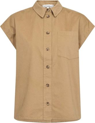 Co'Couture Overhemden, Dames, Beige, S, Shirts