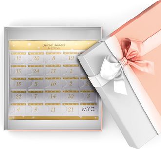 MYC-Paris Adventskalender 12 juwelen, 11 kralen en 1 verrassing - Zilver, Roségoud, Goud en Kristal