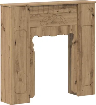 vidaXL Marco De Chimenea Roble Artisan 93 X 20 X 89 Cm Vidaxl