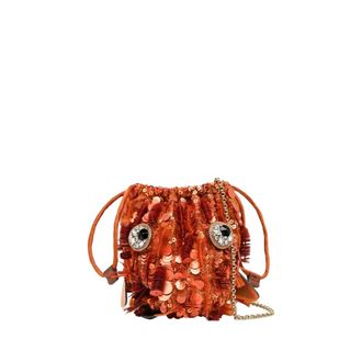 Anya Hindmarch Cleme Cross Body Bag - - Bags - Donna - Arancione - ONE SIZE