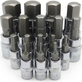 OEM Juego De 34 Piezas De Llaves De Impacto (1/2, 1/4, 3/8), Adaptadores Para Llaves De Vaso Y Destornilladores, Herramientas El&eacute;ctricas