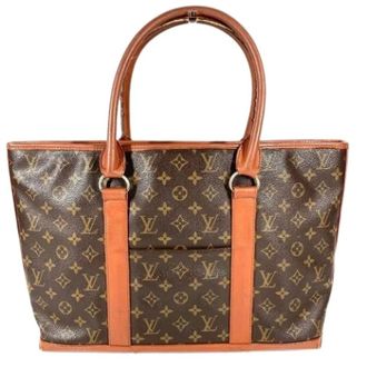 Louis Vuitton Pre-owned Tote Bags, female, Brown, Size: ONE SIZE Pre-owned Canvas Tote Bag