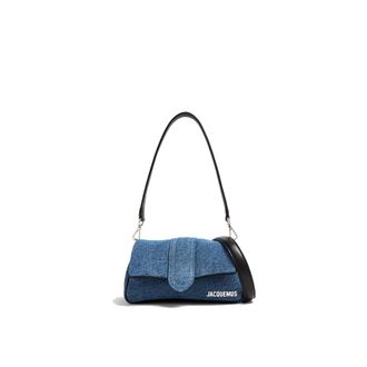 Jacquemus Womens Le Petit Bambimou Bag - Blue Cotton - One Size