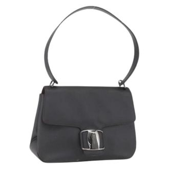 Ferragamo Pre-owned Shoulder Bags, female, Brown, Size: ONE SIZE Pre-owned Shoulder Bag
