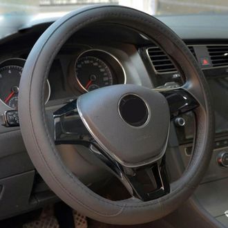 Trade Shop Trade Shop - Coprivolante 7222 Nero 42cm Con Presa Comfort Per Volante Auto In Gomma Air-grip
