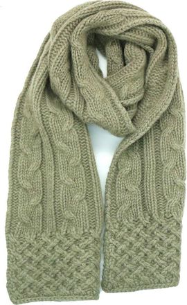 Portolano Chunky Cable Knit Scarf in Woodsmoke at Nordstrom Rack
