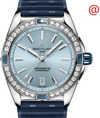 Breitling Super Chronomat Automatic Chronometer Diamond Ladies Watch A17356531C1S1