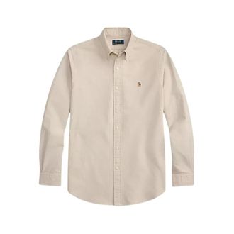 Polo Ralph Lauren Majica - Heren - Casual Overhemden - Beige - M - Overhemden