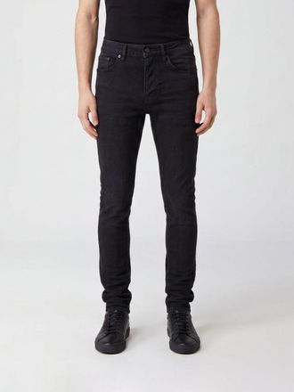 Purple Jeans P001 slim fit in denim stretch di colore nero