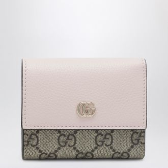 Gucci Mini GG Marmont wallet in pink/GG Supreme