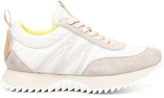 Moncler Pacey low top trainers - women - Rubber/Fabric/Suede/Fabric - 39 - White