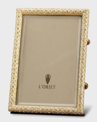 L'OBJET Pave Gold 5 x 7 Picture Frame