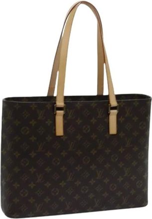 Louis Vuitton Pre-owned Tote Bags, female, Brown, Size: ONE SIZE Pre-owned Luco Tote Bag