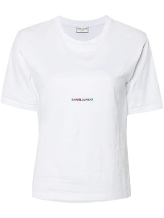 Saint Laurent T-shirt met Saint Laurent-logoprint