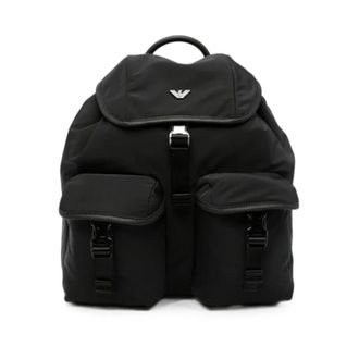Emporio Armani Backpacks - Heren - Tassen - Zwart - Maat: ONE Size