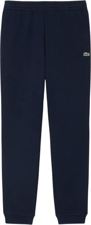 Lacoste Broeken, Heren, Blauw, XL, Katoen, Tapered Fit Fleece Trainingsbroeken