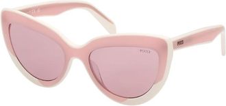 Pucci Emilio Pucci EP0196 74Y Womens Sunglasses Pink Size 56