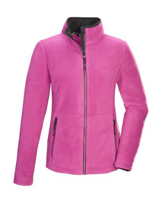 Killtec Fleecejacke KILLTEC KOW 3 WMN FLC JCKT, Damen, Gr. 36, pink, Obermaterial: 100% Polyester, Jacken Fleecejacke, Fleecejacke mit Stretch, Kinnschutz und
