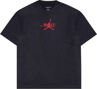 Air Jordan x Awake NY Solid T-shirt Black University Red FV9913-010