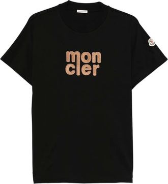 Moncler T-shirt con logo - Nero