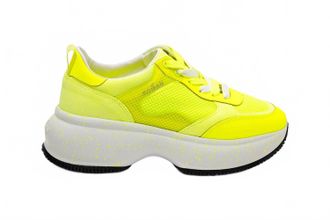 Hogan Womens Maxi I Active Marmo Al Zigzag Sneakers In Green