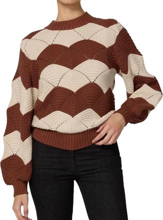 Cleobella Kori Sweater In Terracotta