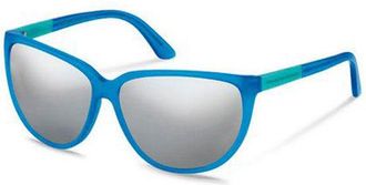 Porsche Design P8588 E Womens Sunglasses Blue Size 61