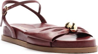 Arezzo Rayna Ankle Strap Sandal in Wine Berry at Nordstrom, Size 8.5