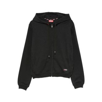 Diesel Zip-throughs, female, Black, Size: XS Zip-through Sweatshirt