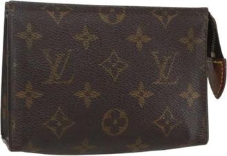Louis Vuitton Pre-owned Clutches, female, Brown, Size: ONE SIZE Pre-owned Vintage Canvas Clutch