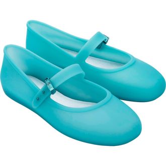 Melissa Soft Ballerina Flat in Milky Green at Nordstrom, Size 7