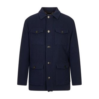 Canali Jassen, Heren, Blauw, 2Xl, Giacca
