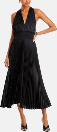 A.L.C. Rose V-Neck Dress In Black