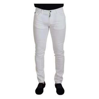 Dolce & Gabbana Hombre, Vaqueros, Blanco, Talla: S
