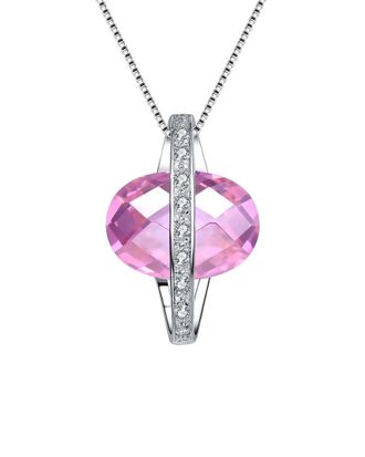 Genevive Silver Cz Pendant