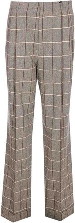 Valentino Garavani Broeken, Heren, Grijs, M, Wol, Wolbroek Met Revers
