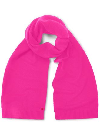 Chinti and Parker decorative-stitching scarf - Pink