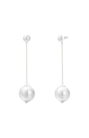 Untamed Petals Ines Pearl Drop in Silver at Nordstrom