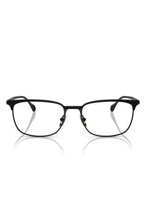 Ferrari 56mm Pillow Optical Glasses in Matte Black /Demo Lens at Nordstrom