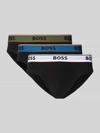 HUGO BOSS Slip aus Baumwoll-Mix 3er-Pack im Modell POWER in Black, Gr&ouml;&szlig;e XXL