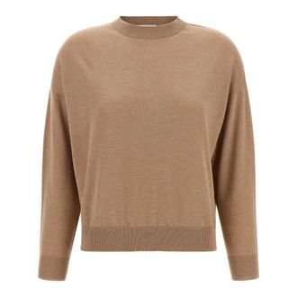 PESERICO Jersey de Lana y L&uacute;rex - Knitwear - Mujer - Beige - S