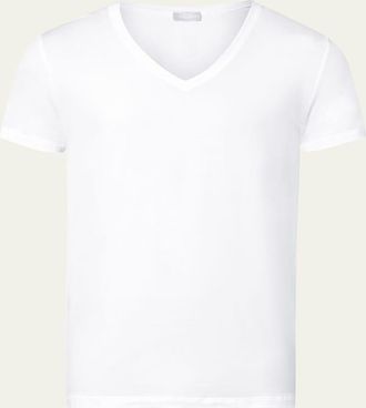 Hanro Cotton Superior V-Neck T-Shirt