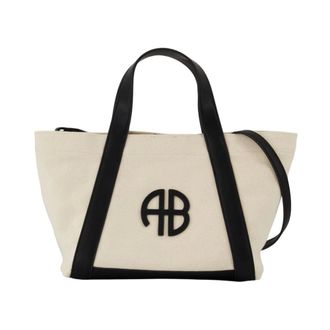 Anine Bing Dames, Tassen, Beige, Maat: ONE Size Katoen