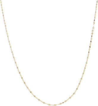 Italian Gold, Inc 10K 2Mm Mirror Flat Link Chain