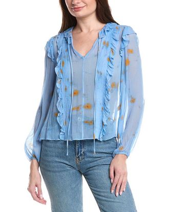 Jason Wu Ruffle Silk Blouse