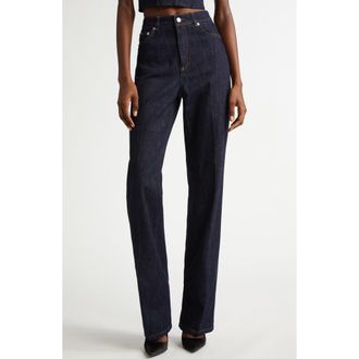 Dolce & Gabbana Denim Straight Leg Jeans in S9001 Variante Abbinata at Nordstrom, Size 42
