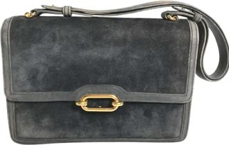 Herm&egrave;s Tweedehands leren schoudertassen - Dames - Vintage Schoudertas - Grijs - ONE Size - Leer - Vintage