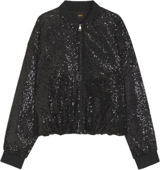 HUGO BOSS Dames, Jassen, Zwart, Maat: XS