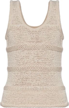Samsøe & Samsøe Mujer, Camisetas, Beige, Talla: L